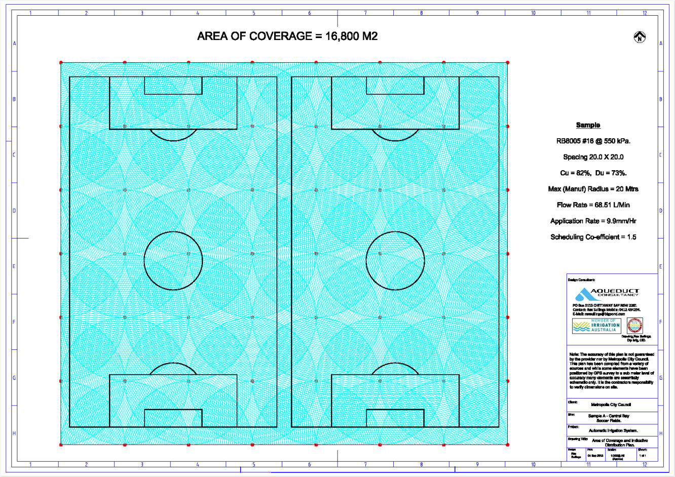 Design Standards: Design Sample A Area of Coverage